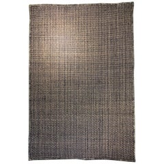 Blue, White Natural Fiber/ Copper Handcrafted Area Rug 9'2"x13'1" by Tapistelar