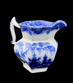 Blue & White Pitcher “ Whampoa Pattern “