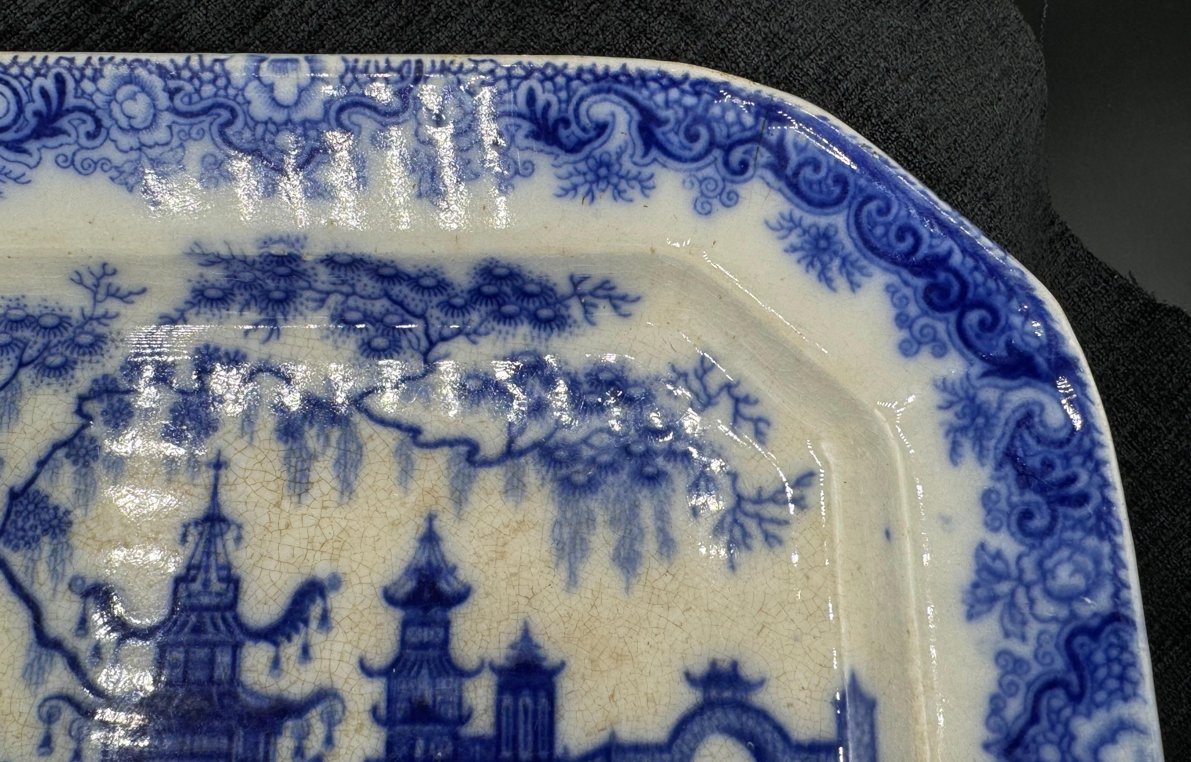 Blue & White Platter 