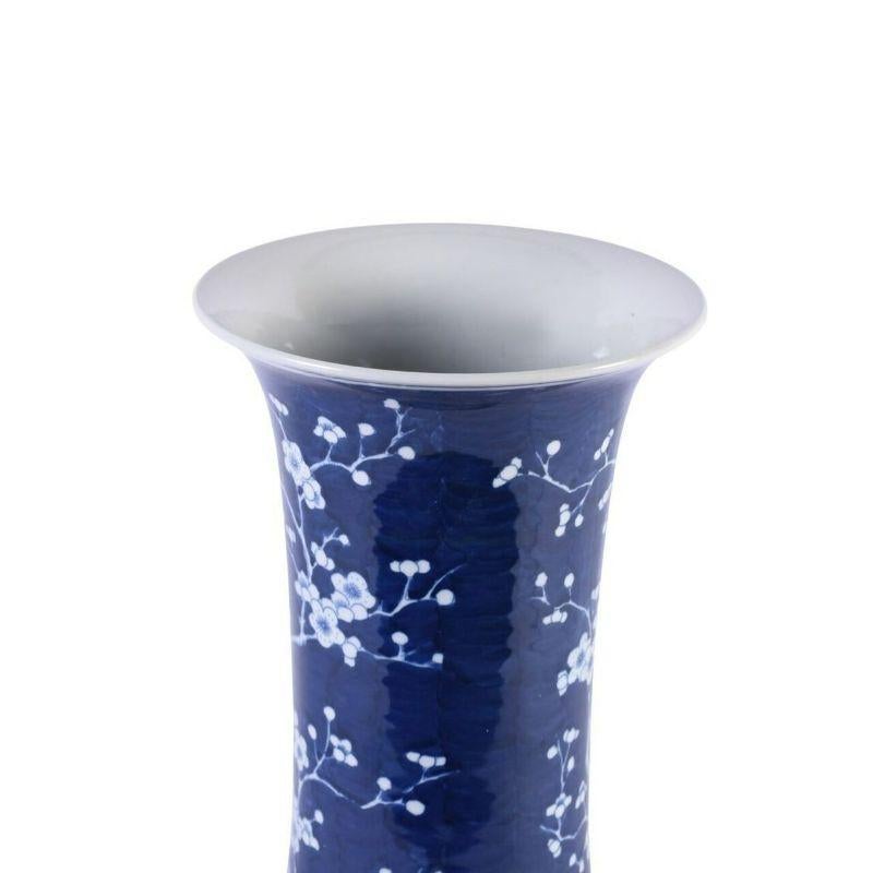 Blue & white plum Blossom umbrella stand vase

The special antique process makes it looks like a piece of art from a museum. 
High fire porcelain, 100% hand shaped, hand painted. Distress, chips and other imperfections create great characters of