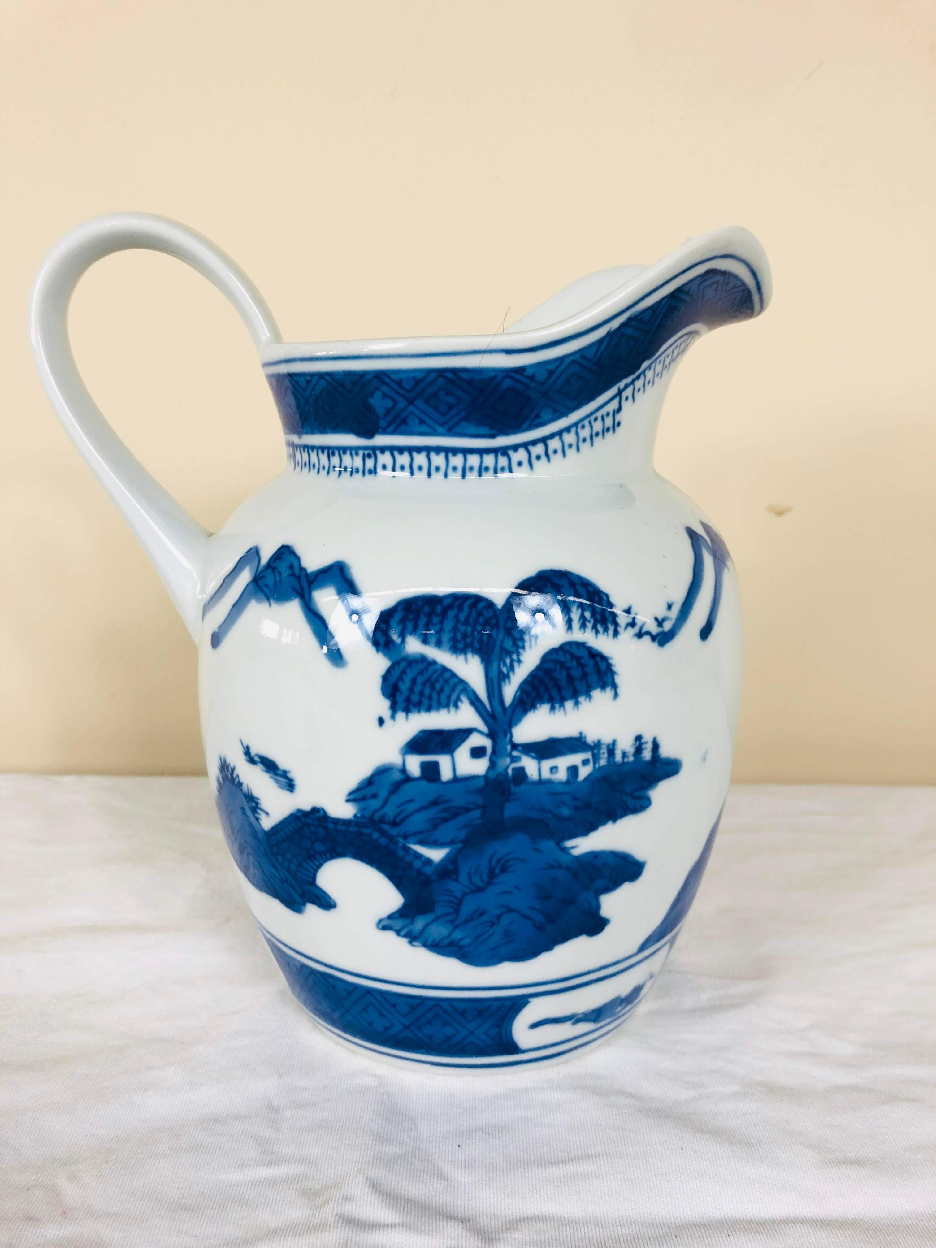 Blue and White Porcelain Pitcher 2