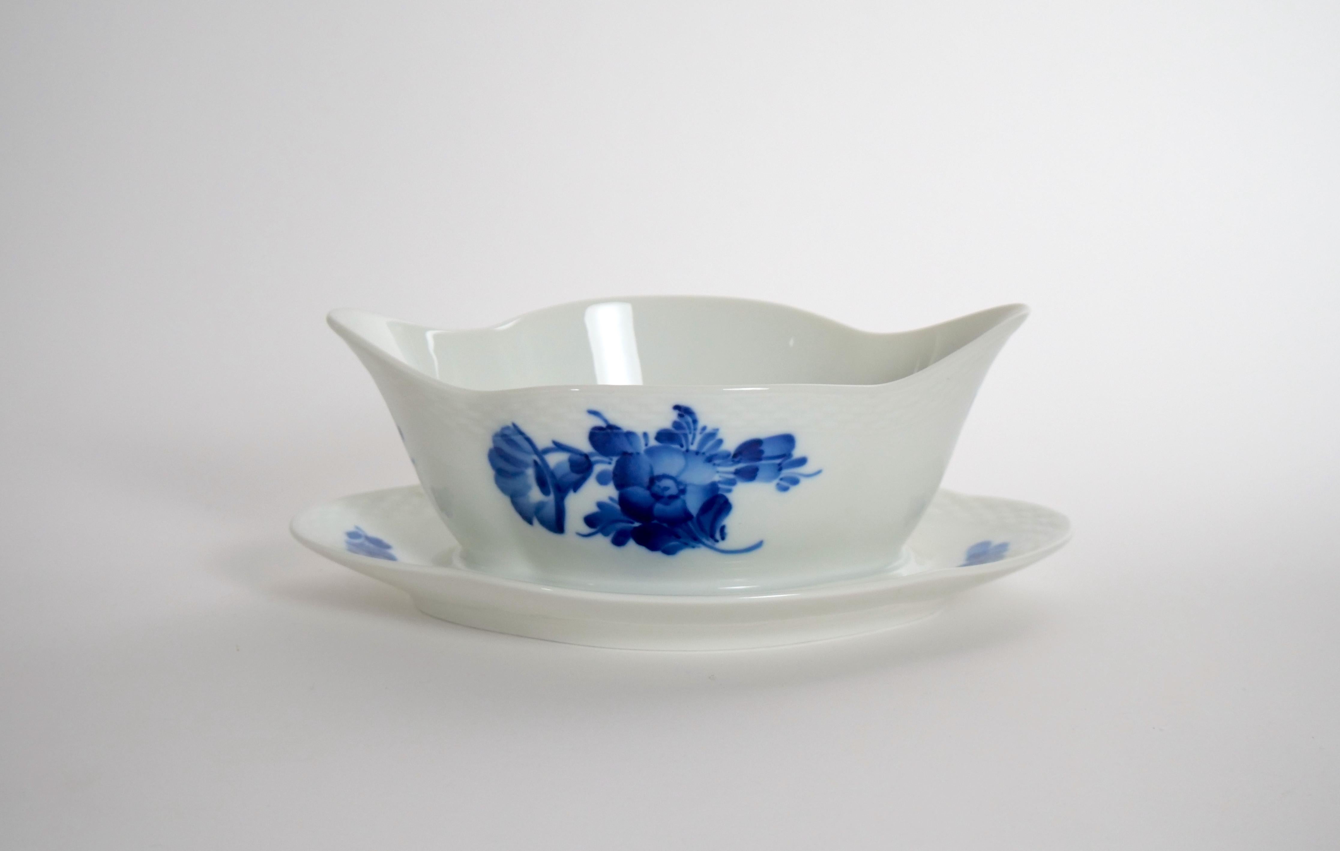 Blue & White Royal Copenhagen Denmark Part Dinner Set With Serving Pieces For Sale 6