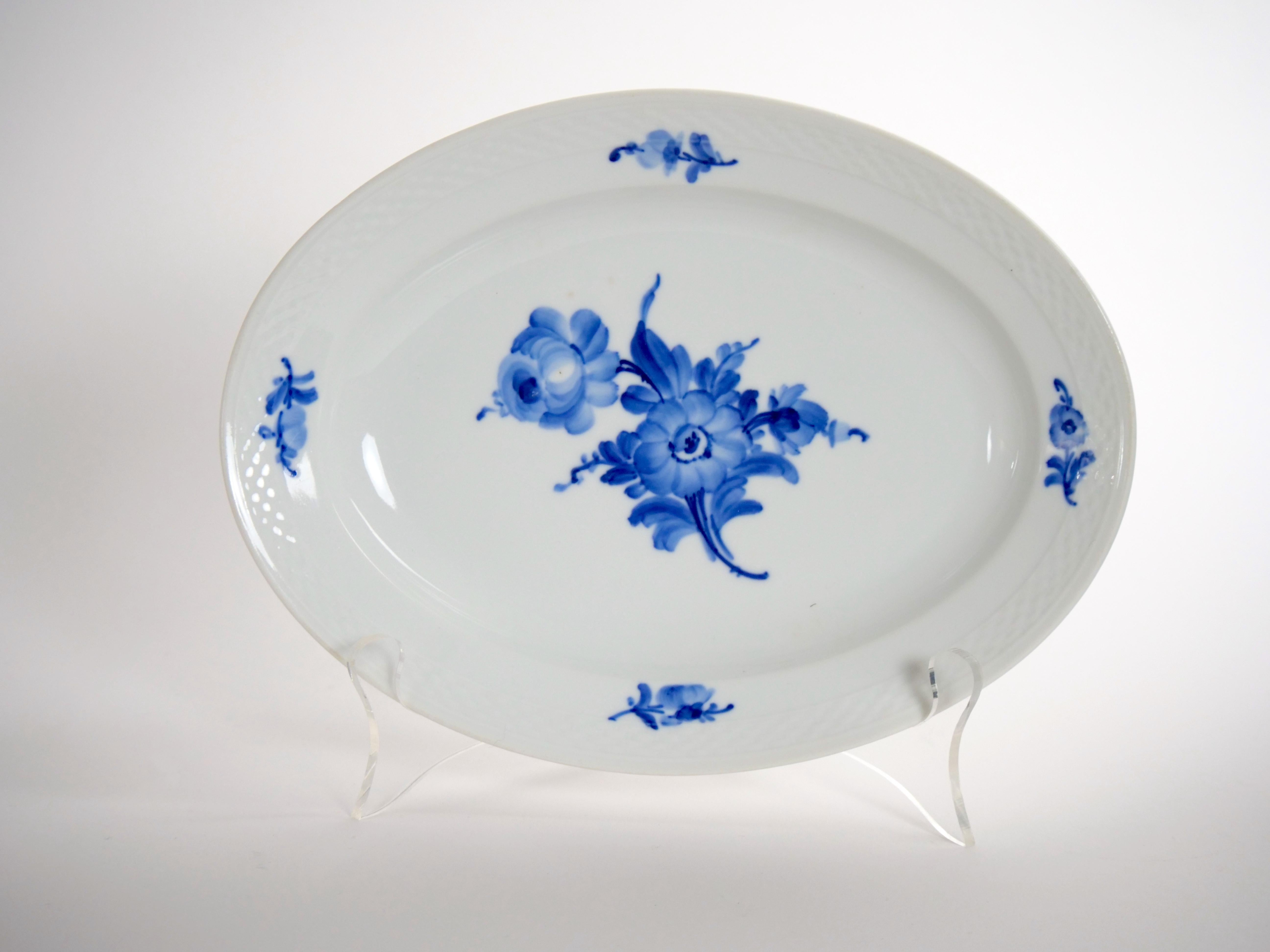 Blue & White Royal Copenhagen Denmark Part Dinner Set With Serving Pieces For Sale 9