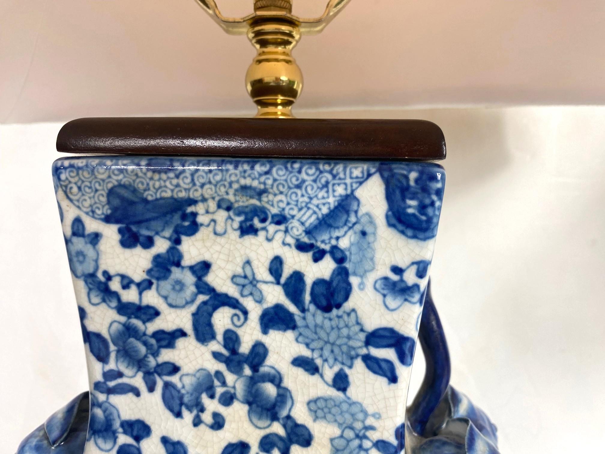 Blau & Weiß Tischlampen 2er Set im Angebot 1