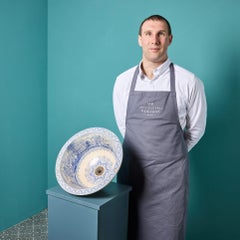 Blue & White Transfer Print Victorian Sink Bowl