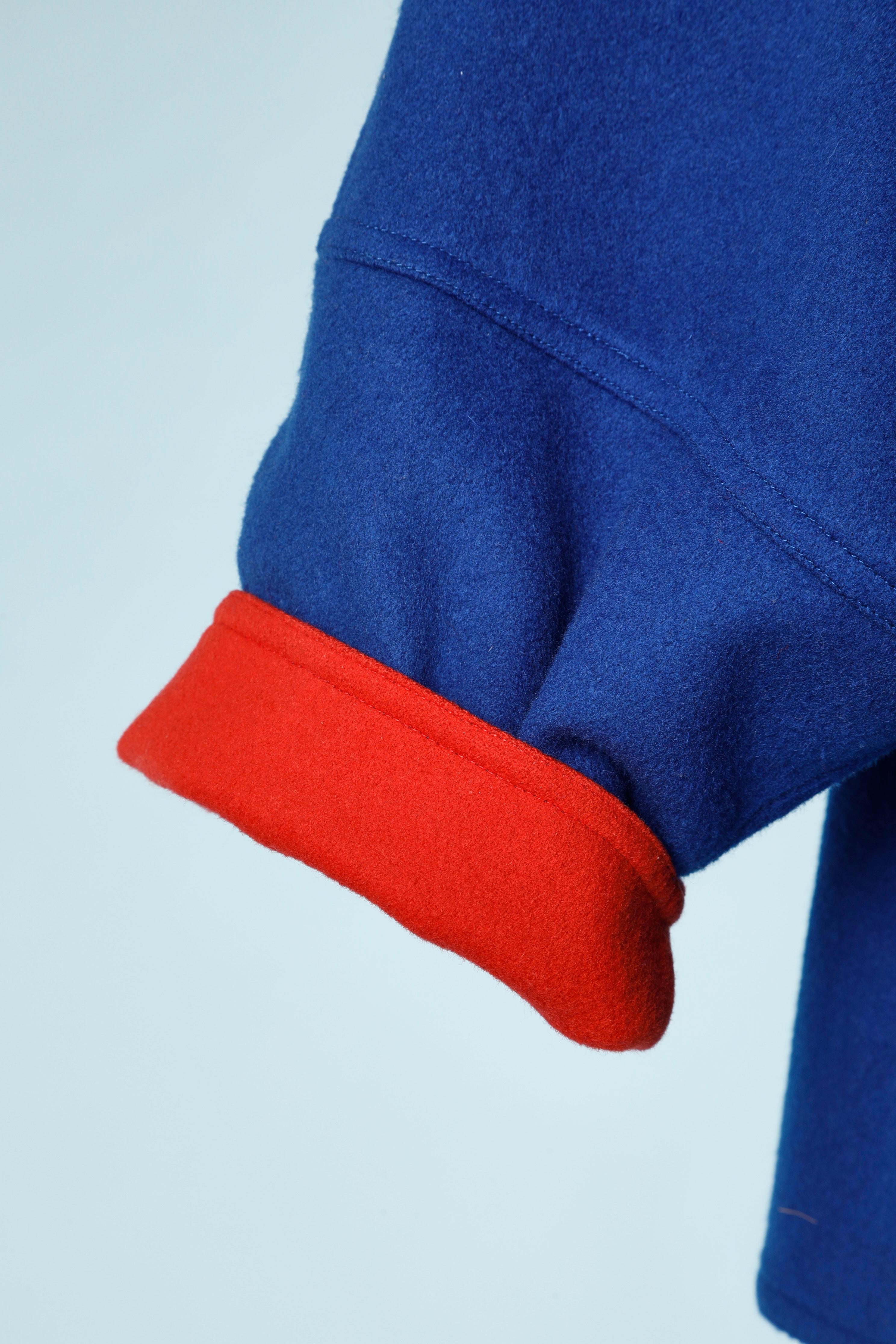 Blue wool jacket Chloé In Excellent Condition In Saint-Ouen-Sur-Seine, FR