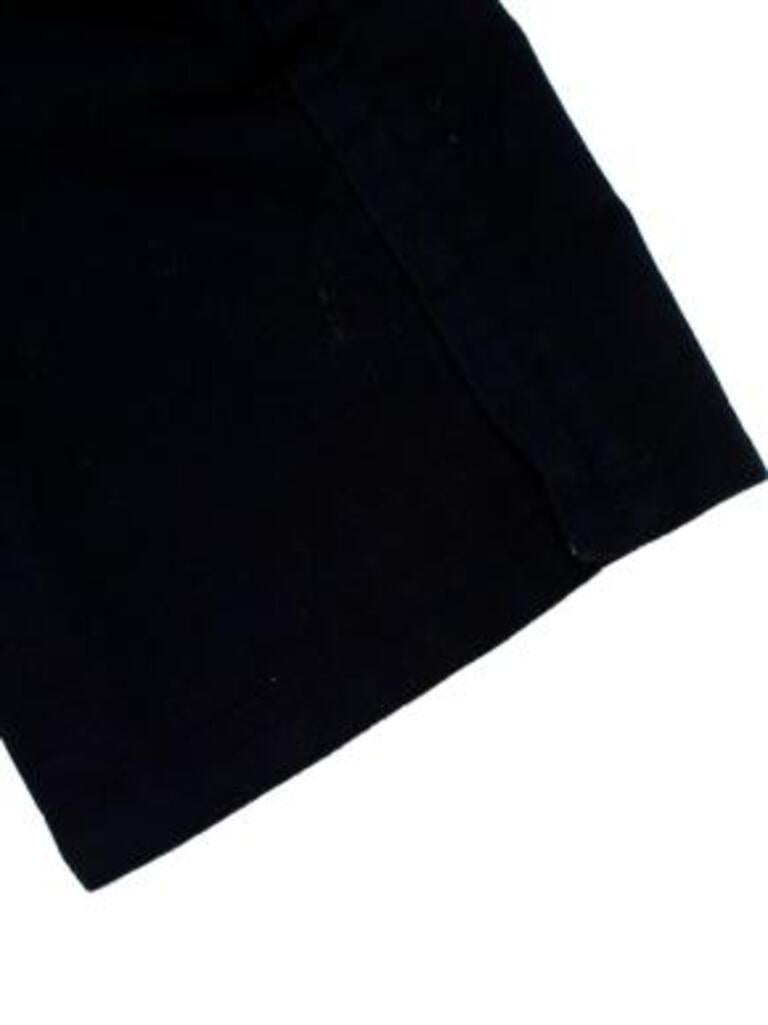 Blue Wool Tailored Trousers For Sale 3