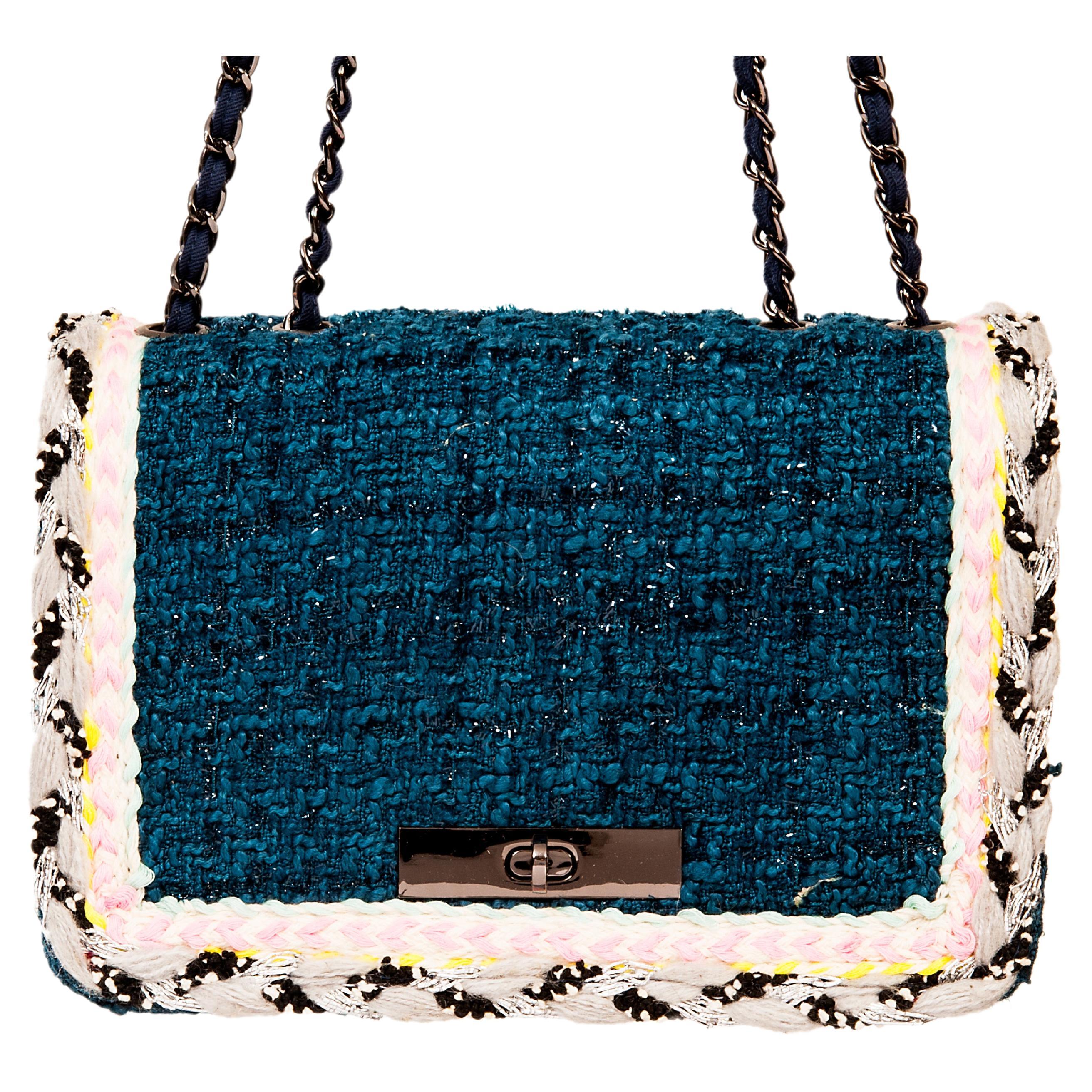 Elegant Black Woven Crossbody Bag For Sale at 1stDibs