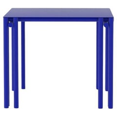 Blue Yves Dolmen Square Dining Table