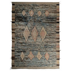 abc carpet Blue Zameen Transitional Wool Rug- 8'6" x 12'3"