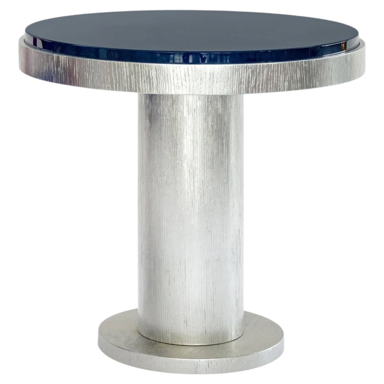 Table d'appoint zen bleue
