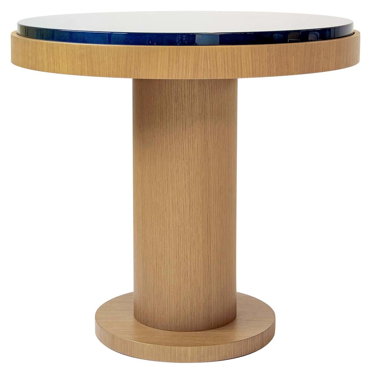 Table d'appoint Zen bleue de Tura Atelier