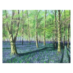 Bluebell Howe Wood Contemporary Landscape Painting
