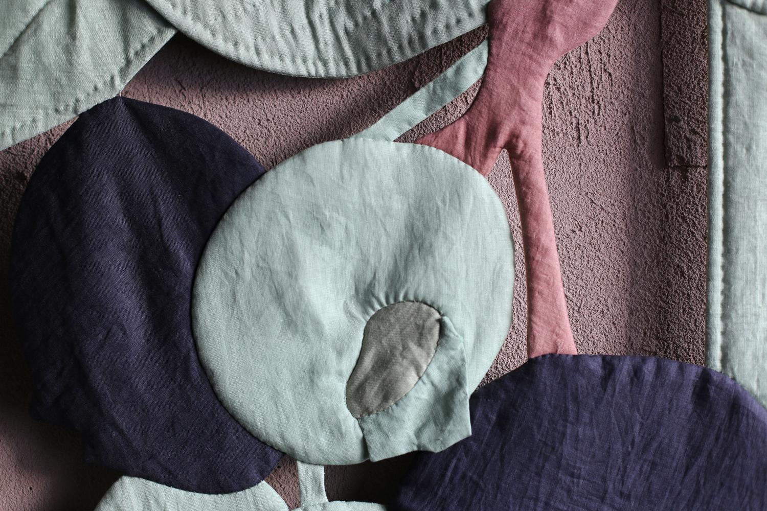 Quilted Blueberry by Blue Tip Atelier For Sale