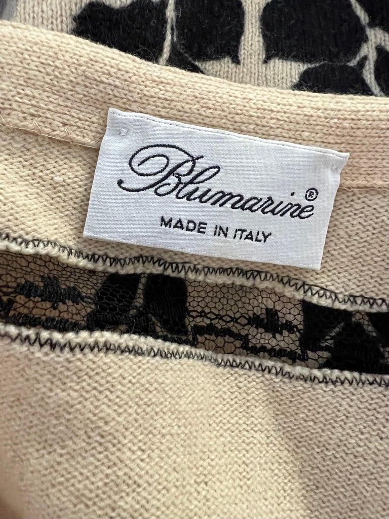Latte wool knit (ivory, blue, black)