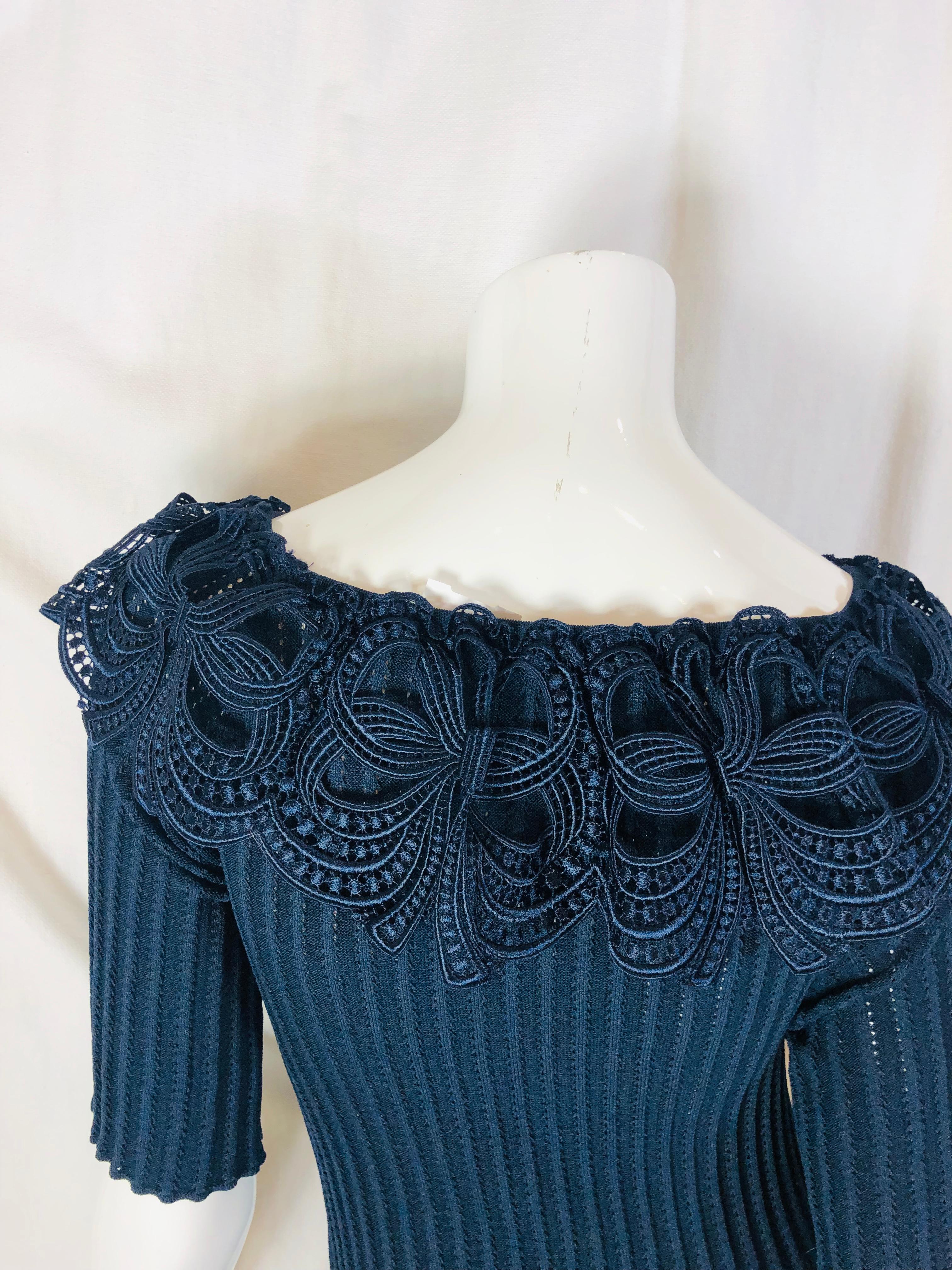 Bluemarine Ribbed Dress 2