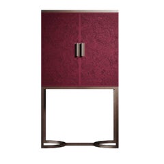 Bluemoon Crimson Bar Cabinet