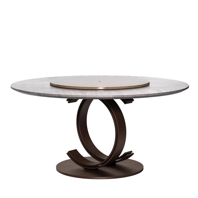Bluemoon Round Dining Table For Sale at 1stDibs