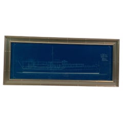 Blueprint of Yacht owned by Winthrop W. Aldrich No. 755