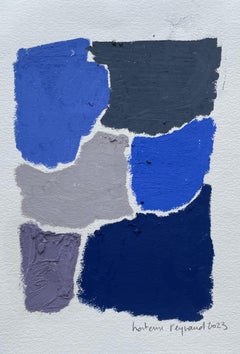 Pastel d'huile de l'artiste française Hortense Reynaud, France