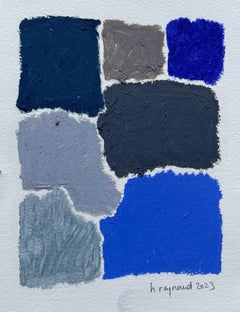 Pastel d'huile de l'artiste française Hortense Reynaud, France