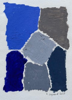 Pastel d'huile de l'artiste française Hortense Reynaud, France