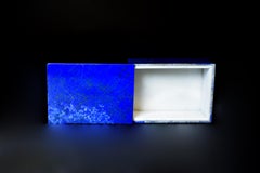 Boîte Lapis Lazuli pluie nuageuse