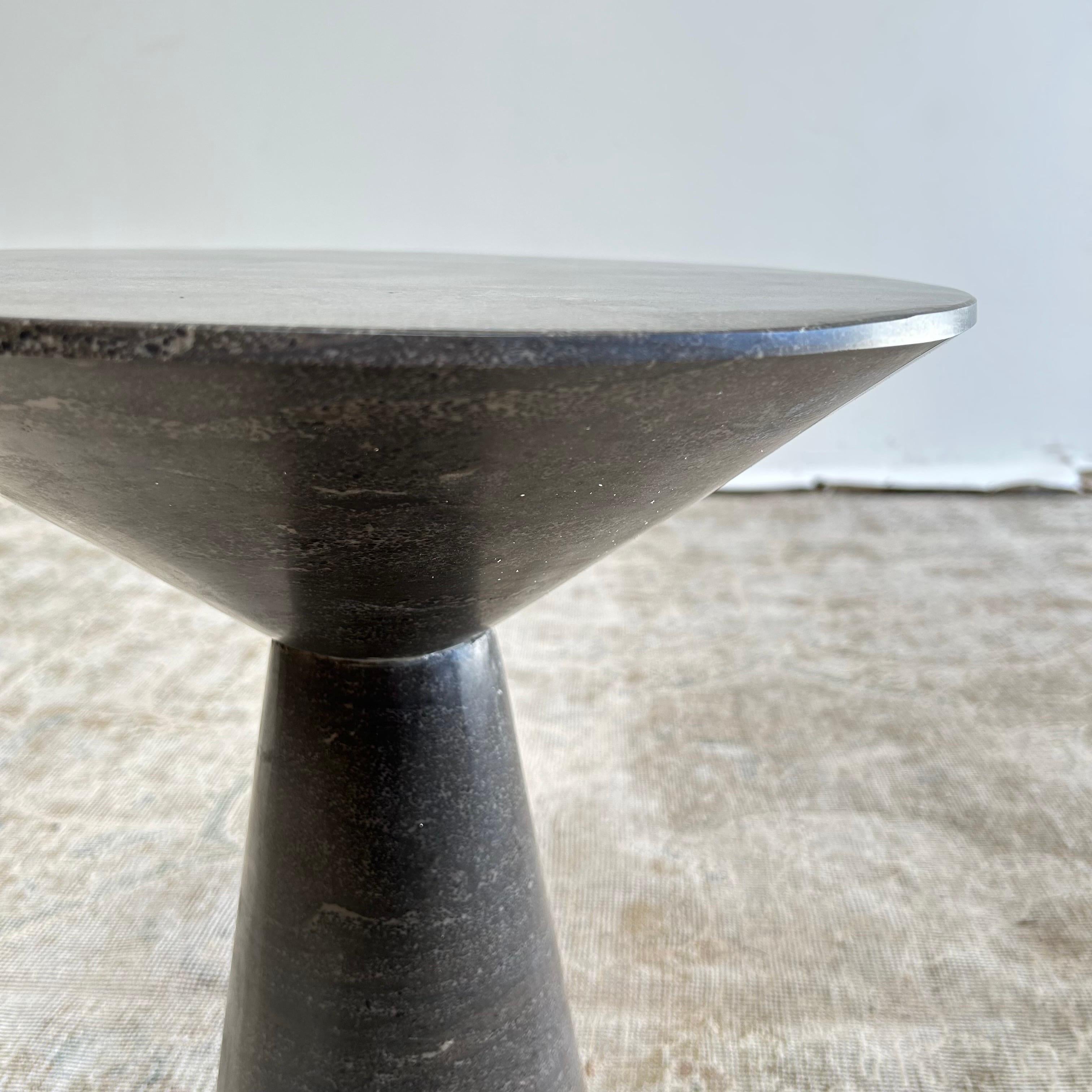 Stone Bluestone Modern Side Table