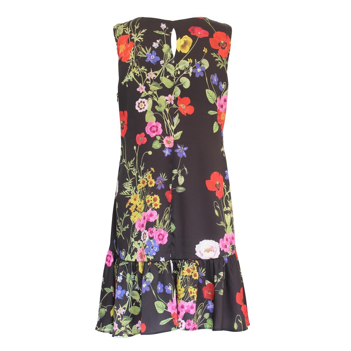 Blugirl
Polyester
Sleeveless
Black base
Multicolored floral pattern
Total lenght (shoulder/hem) cm 90 (35.4 inches)
Worldwide express shipping included in the price !