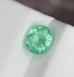 Bluish Green Natural Paraiba Tourmaline 1.90 Ct Oval Cut Loose Gemstone for Ring