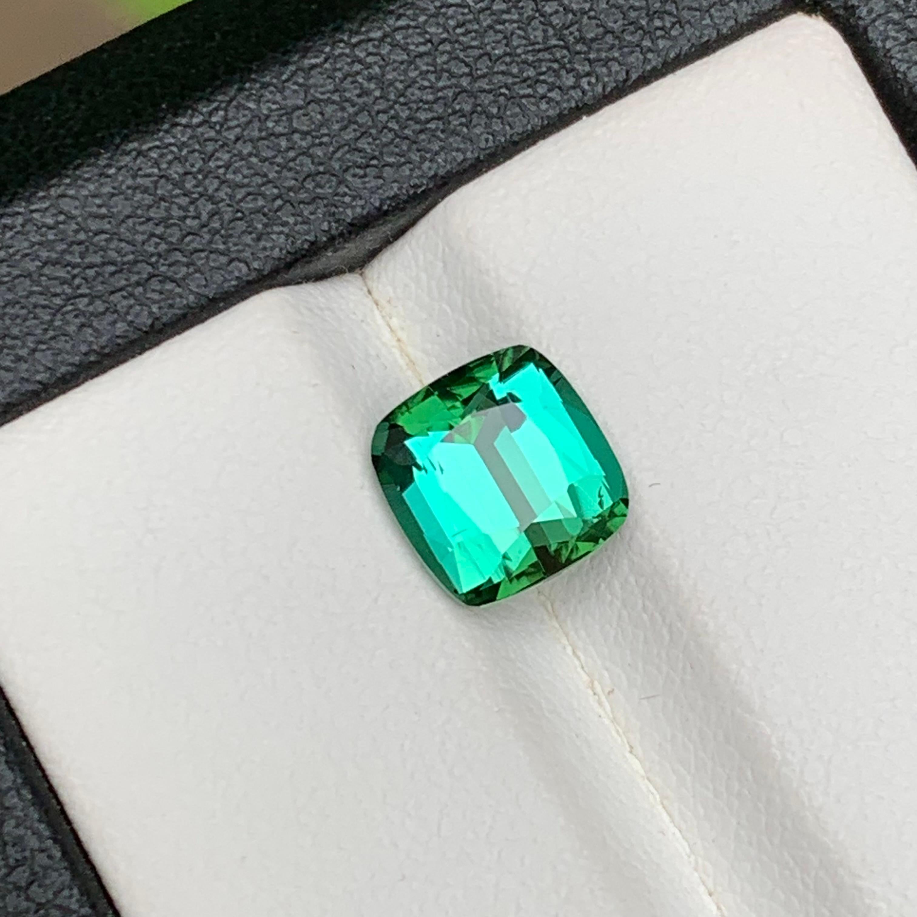 Rare Tourmaline naturelle vert lagon bleuâtre pour bague, collier, pendentif, ou tout autre bijou - taille coussin de Kunar Afghanistan !

💎 TYPE DE PIERRE PRÉCIEUSE : Tourmaline
⚖️ POIDS : 2,20 carats
🪚 SHAPE & CUT : Coupe coussin
📏 TAILLE (MM)