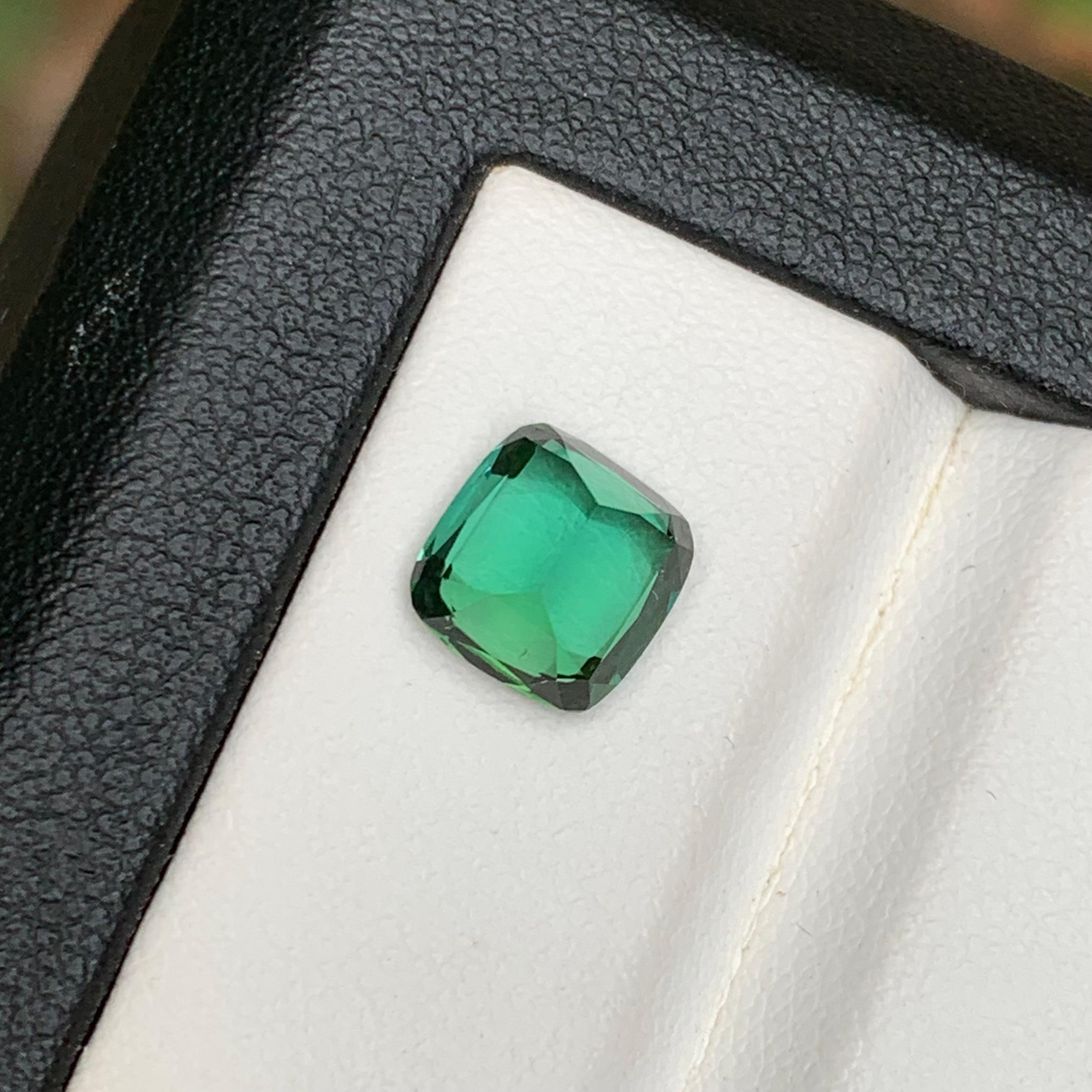 Bague Tourmaline Naturelle Vert Bleu 2.20 Ct Coussin pour Bijoux Neuf - En vente à Peshawar, PK