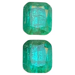 Bluish Hue Green Natural Tourmaline Earring Loose Gemstones Pair 3.05 Ct-Jewelry