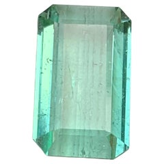 Bluish Neon Green Natural Tourmaline Ring, Pendant Loose Gemstone 6.95 Ct-Jewel