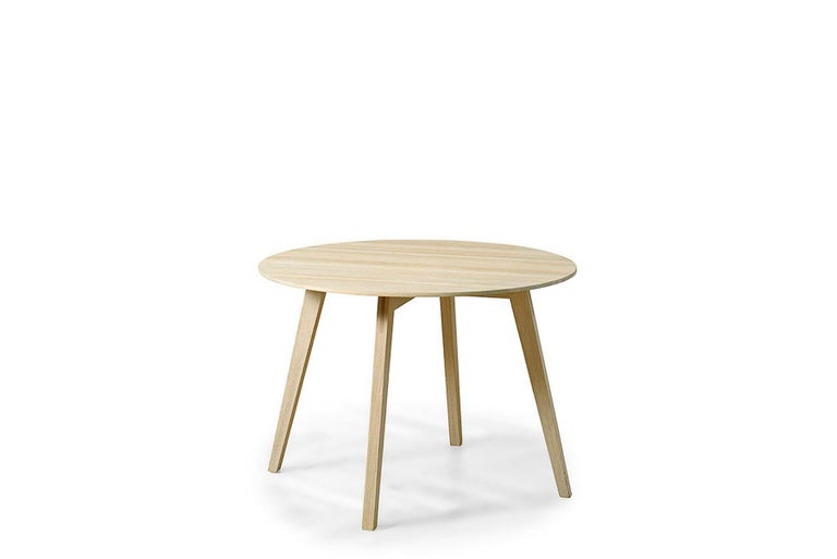Blum And Balle Circle Side Table Lacquered Beech 26
