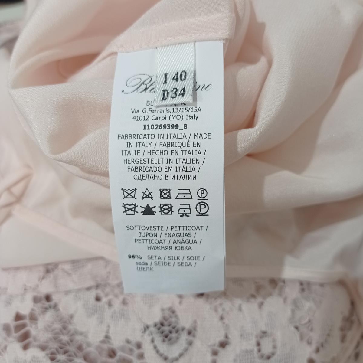 Blumarine Antique Rose Lace Dress IT 40 For Sale 3