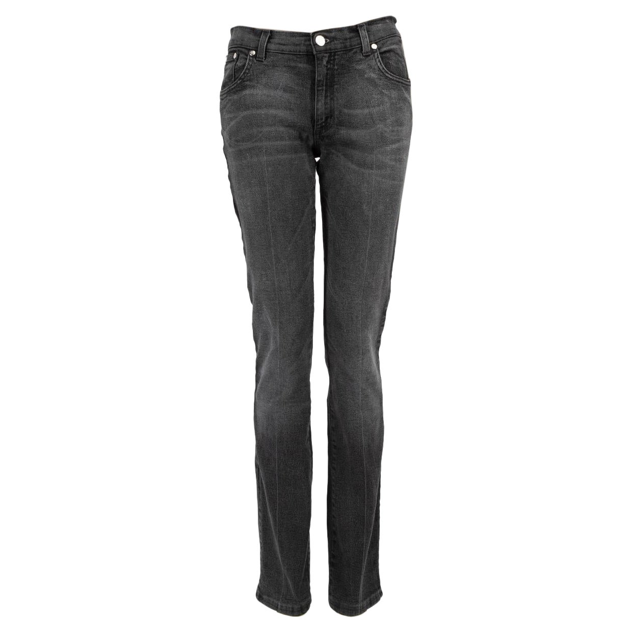 Vaqueros pitillo negros de tiro medio Blumarine Talla M en venta