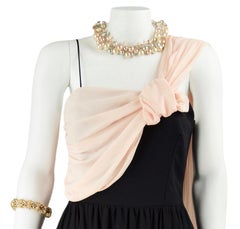 Blumarine black sik dress