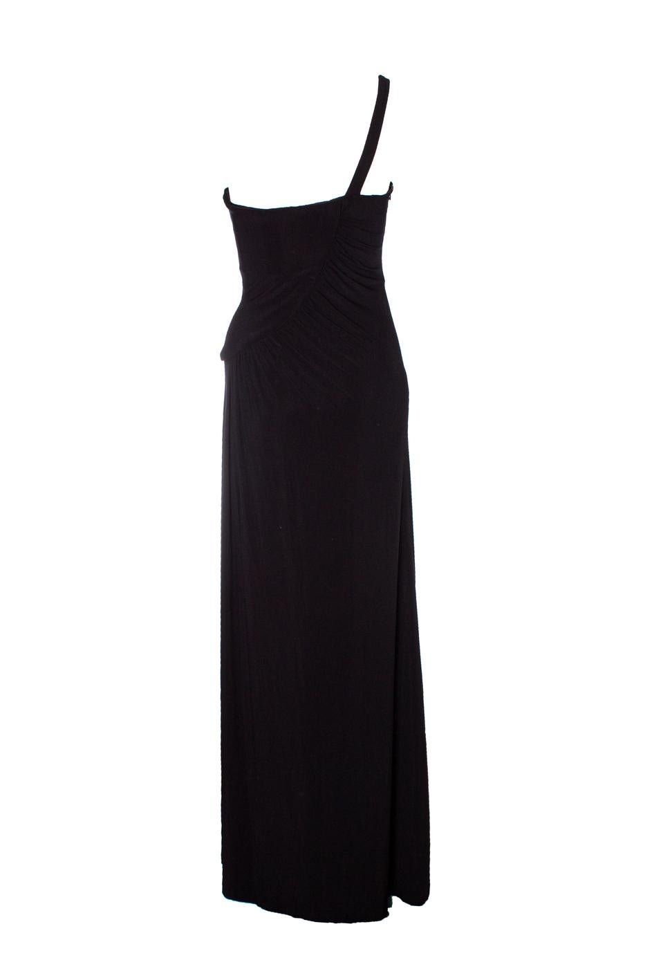 Blumarine Blugirl, Black evening gown In Excellent Condition For Sale In AMSTERDAM, NL