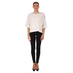 Blumarine Floral Lace Embellished Relaxed Top