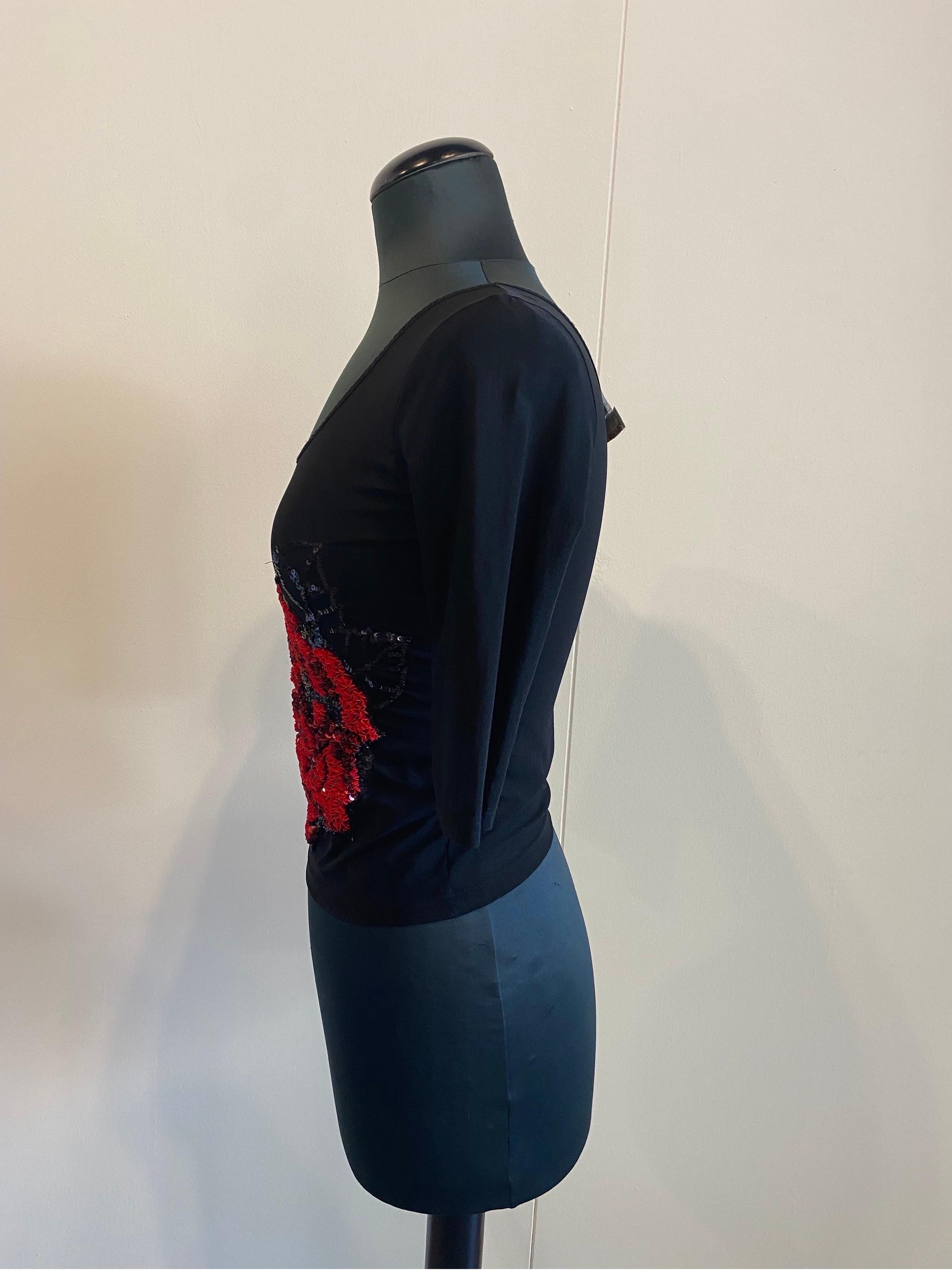Blumarine Jeans vintage Mesh top In Excellent Condition For Sale In Carnate, IT