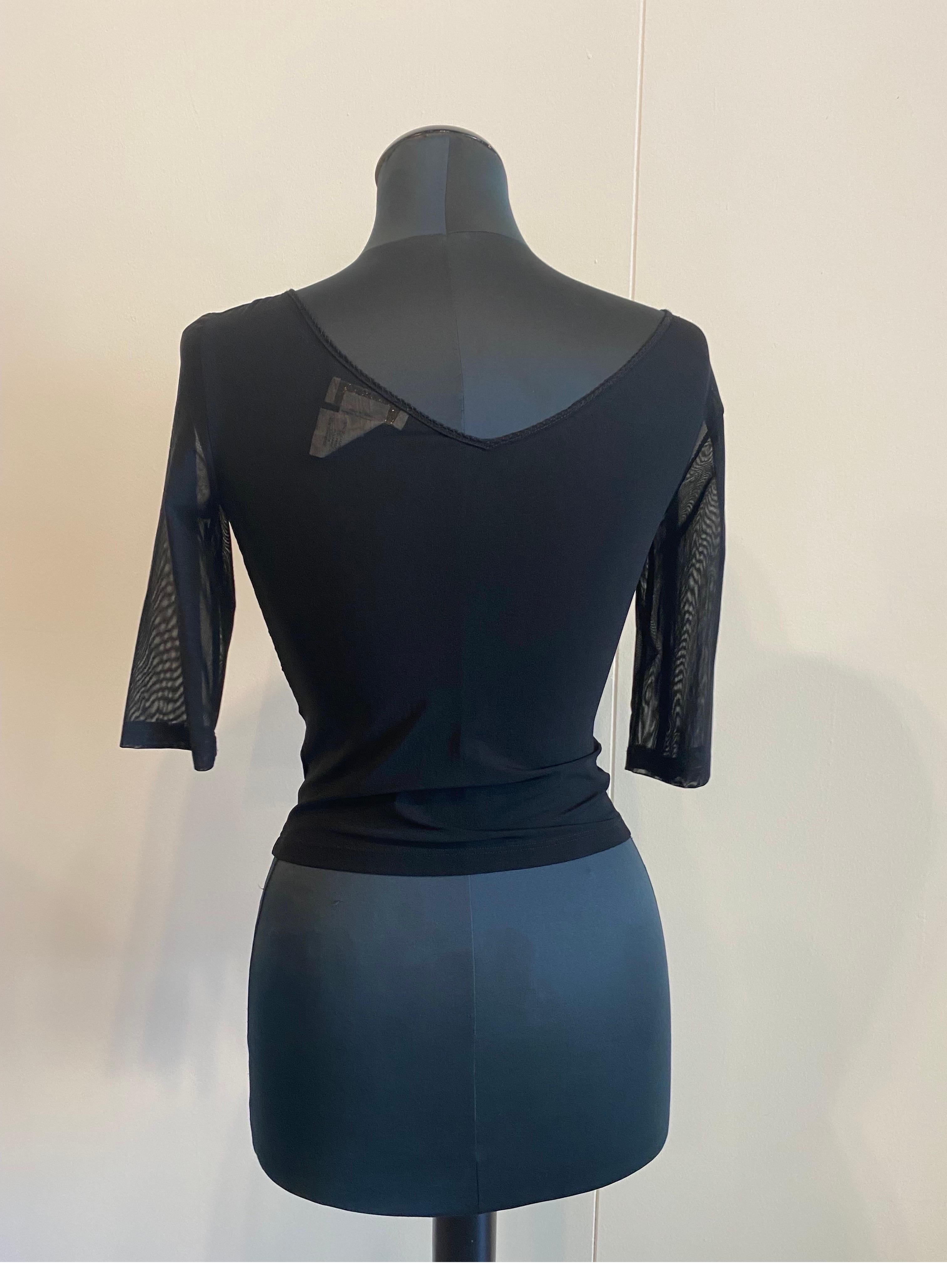 Women's or Men's Blumarine Jeans vintage Mesh top For Sale