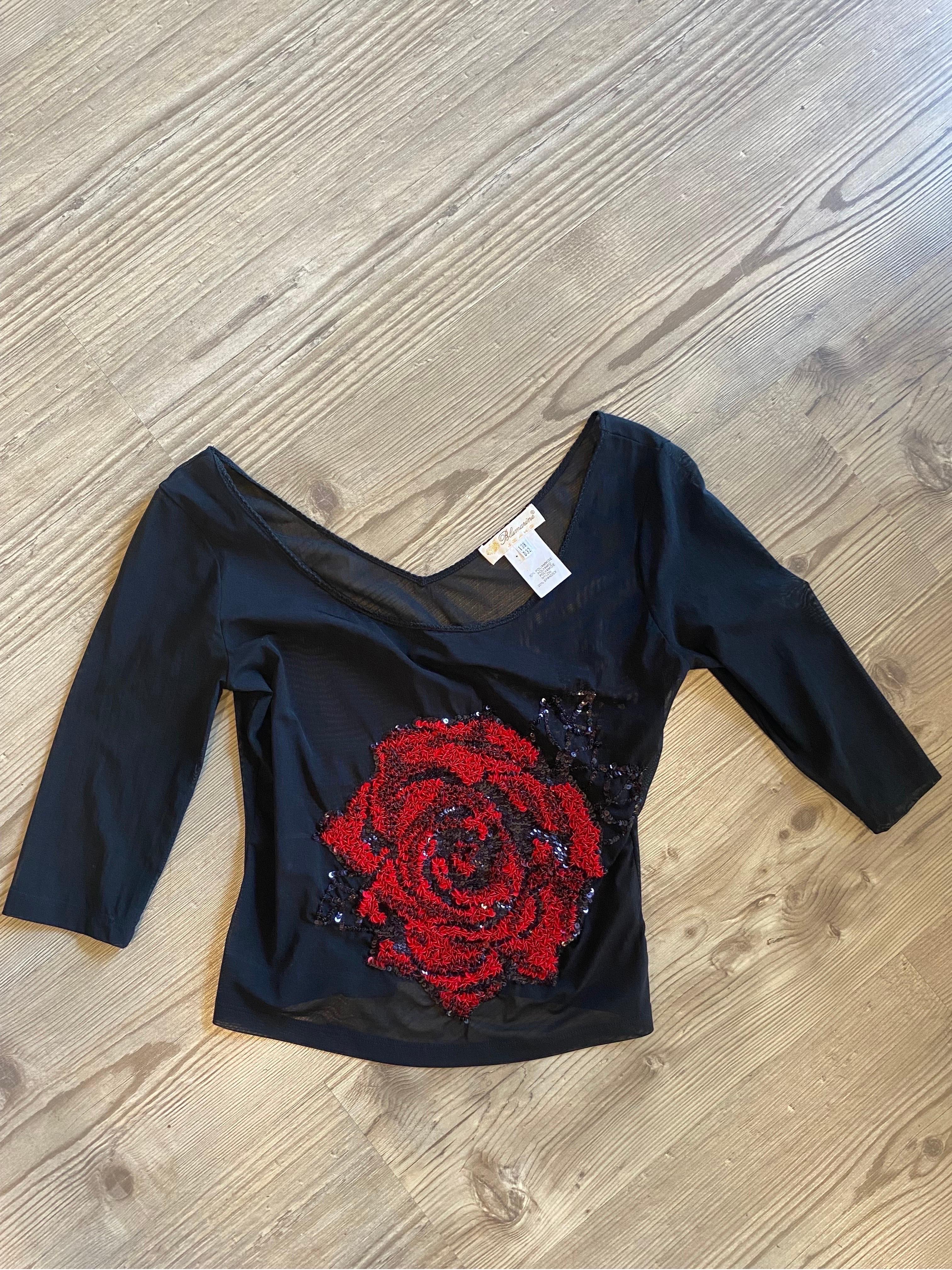 Blumarine Jeans vintage Mesh top For Sale 1