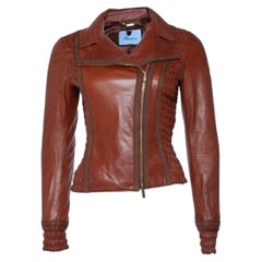 Blumarine, Leather biker jacket