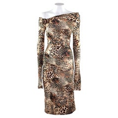Robe à imprimé léopard Blumarine