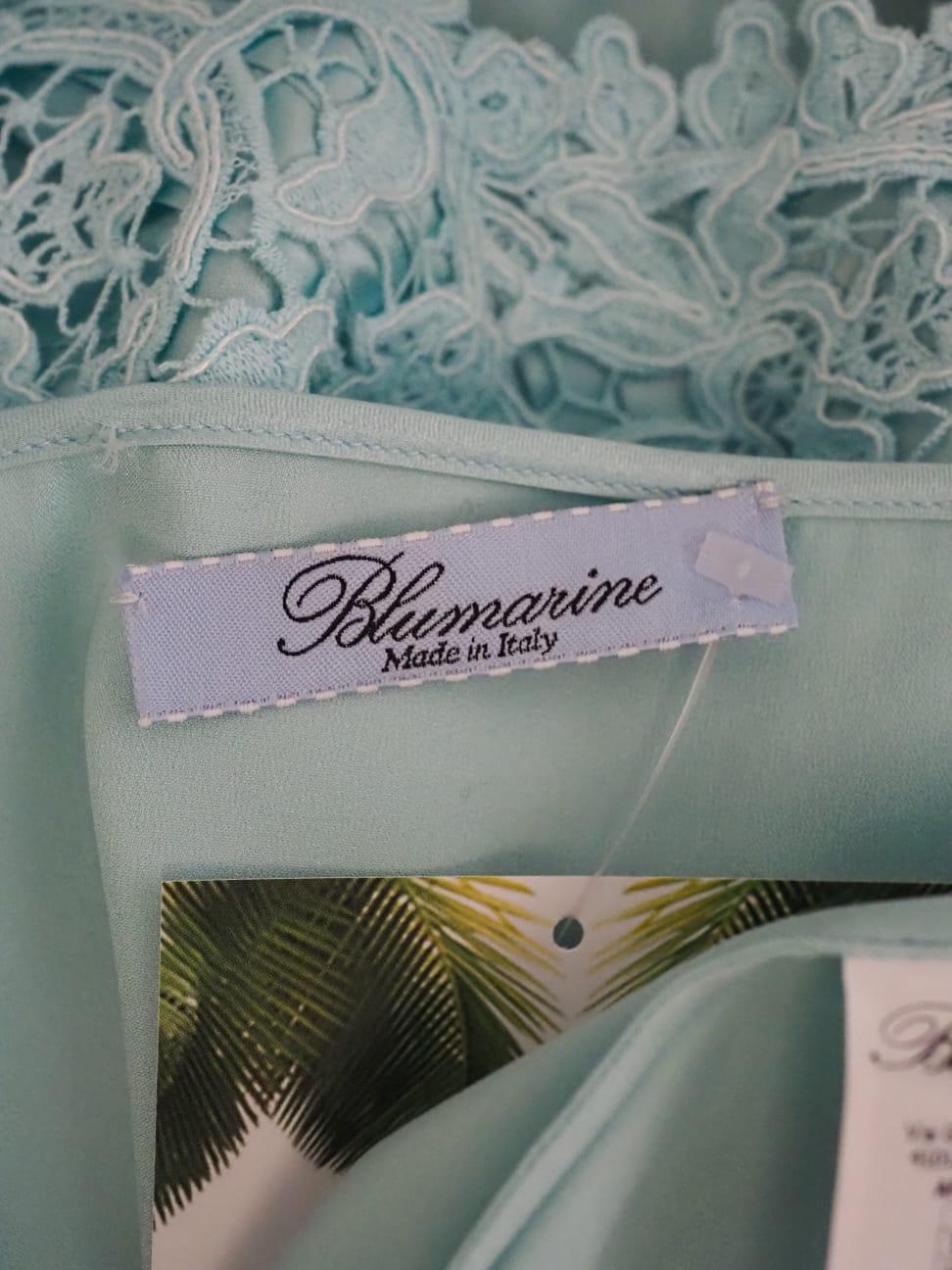 Women's Blumarine light blue silk dress