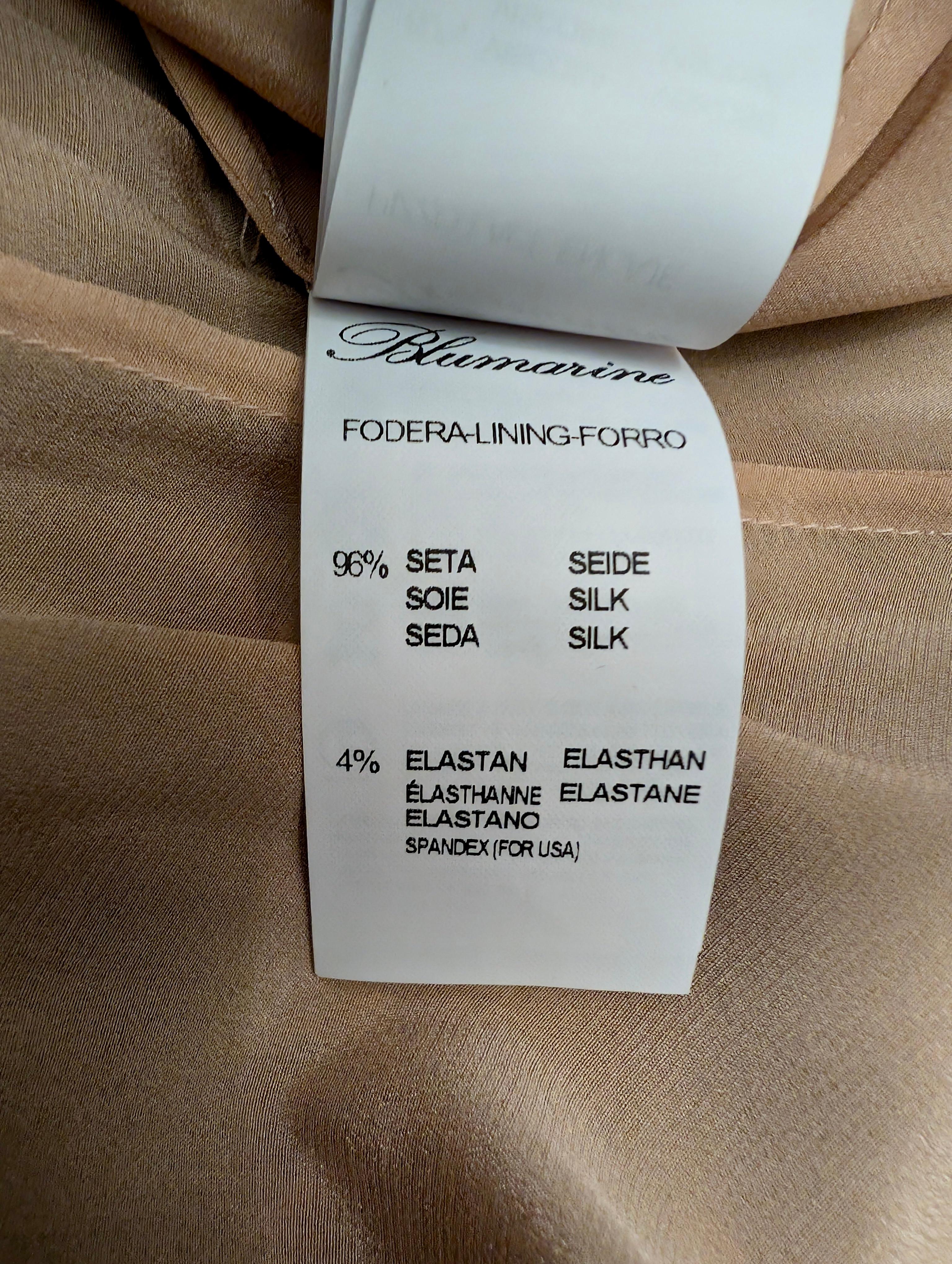 BLUMARINE vestido largo de encaje negro en venta 14