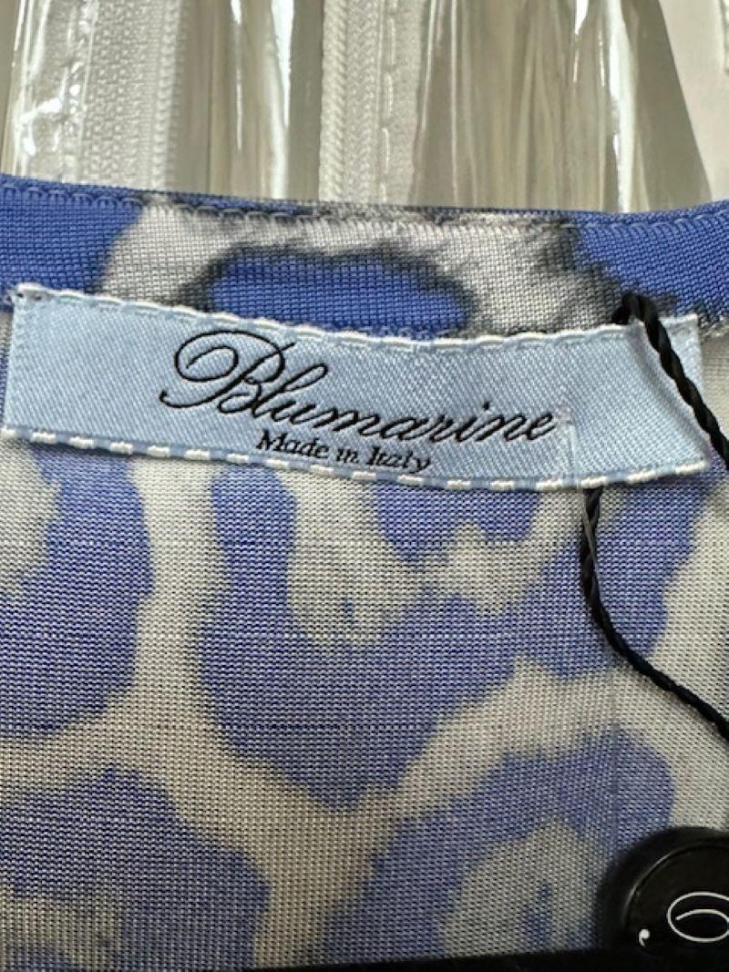 Blumarine Rusched Leopard Dress For Sale 1