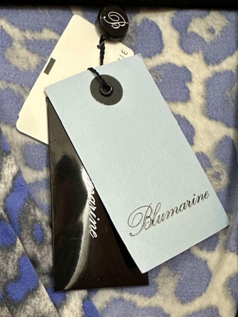 Blumarine Rusched Leopard Dress For Sale 2