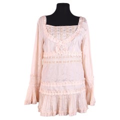 Blumarine new silk blouse / dress / tunic yoke style Coquette